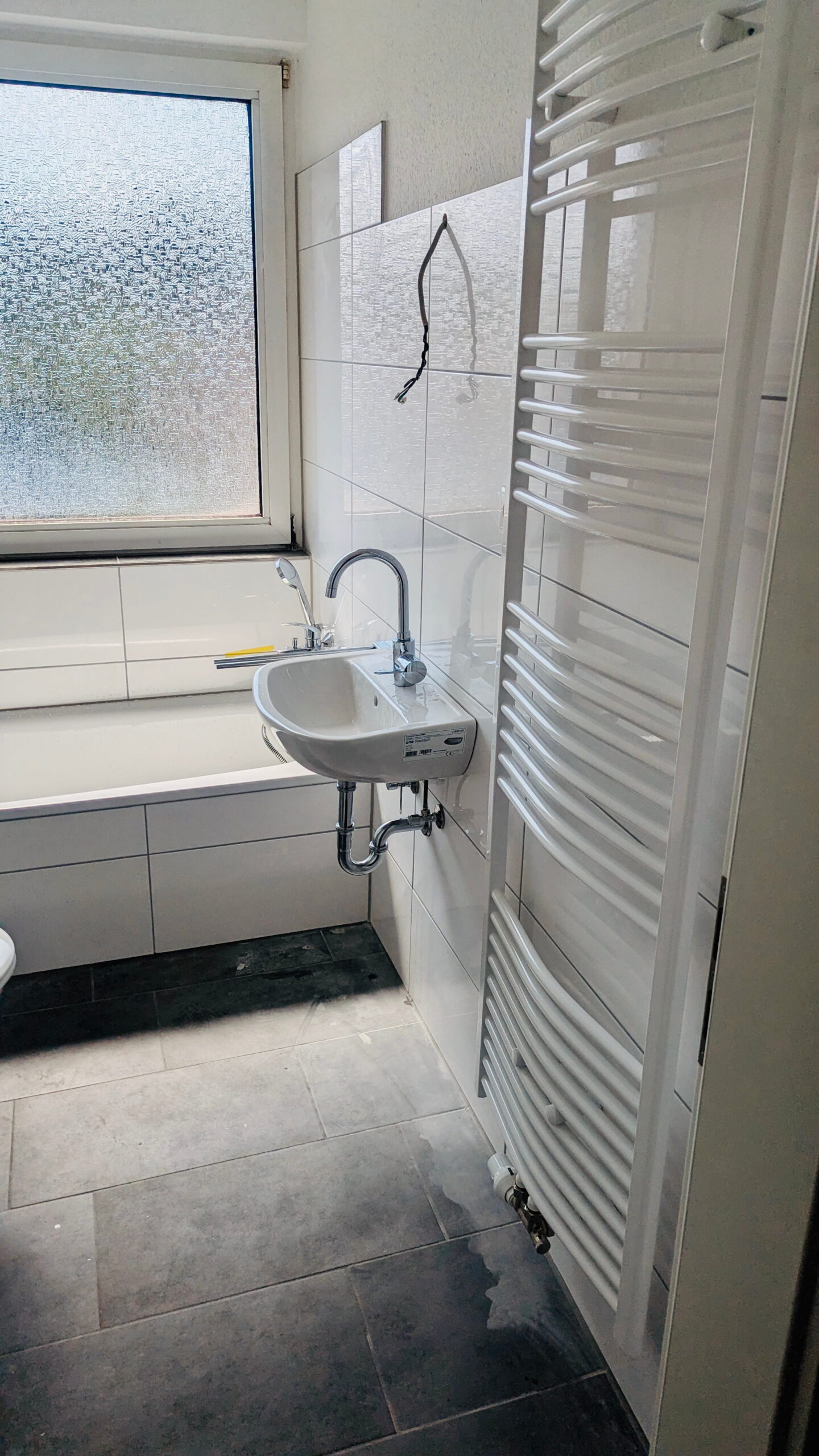 Sanitärarbeiten im Badezimmer